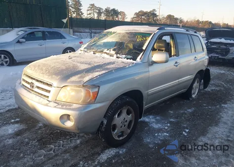 2006 Toyota Highlander Limited V6 z USA, uszkodzony, nr VIN JTEEP21A760167416